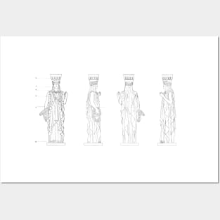 Architectural Caryatid Posters and Art